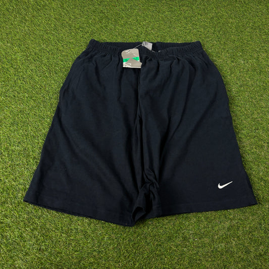00s Nike Baggy Cotton Shorts Blue XL