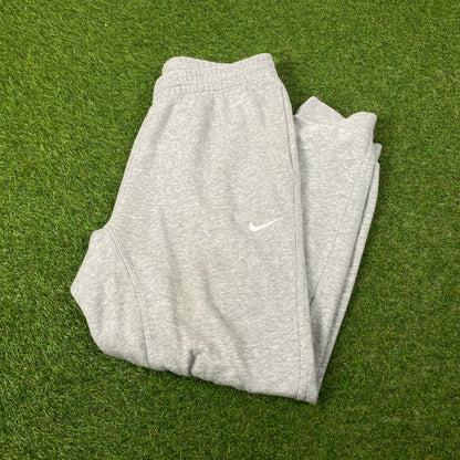 00s Nike Cotton Joggers Grey Large