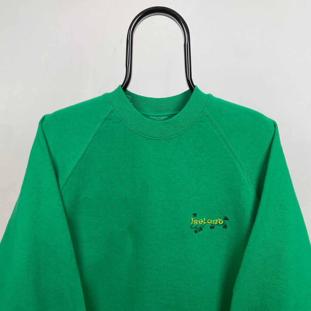 Retro Ireland Sweatshirt Green Small