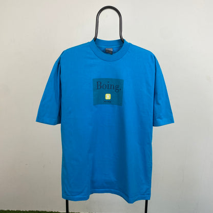 00s Nike Shox Boing T-Shirt Blue Medium