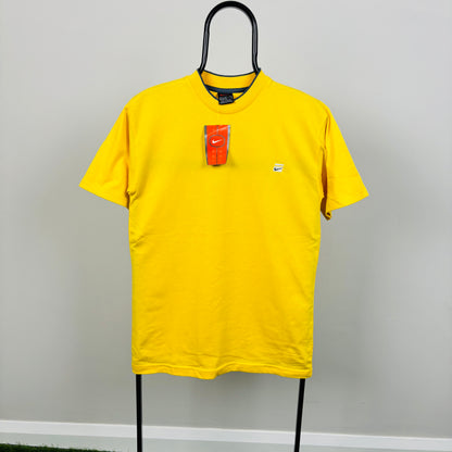 90s Nike T-Shirt Yellow Small