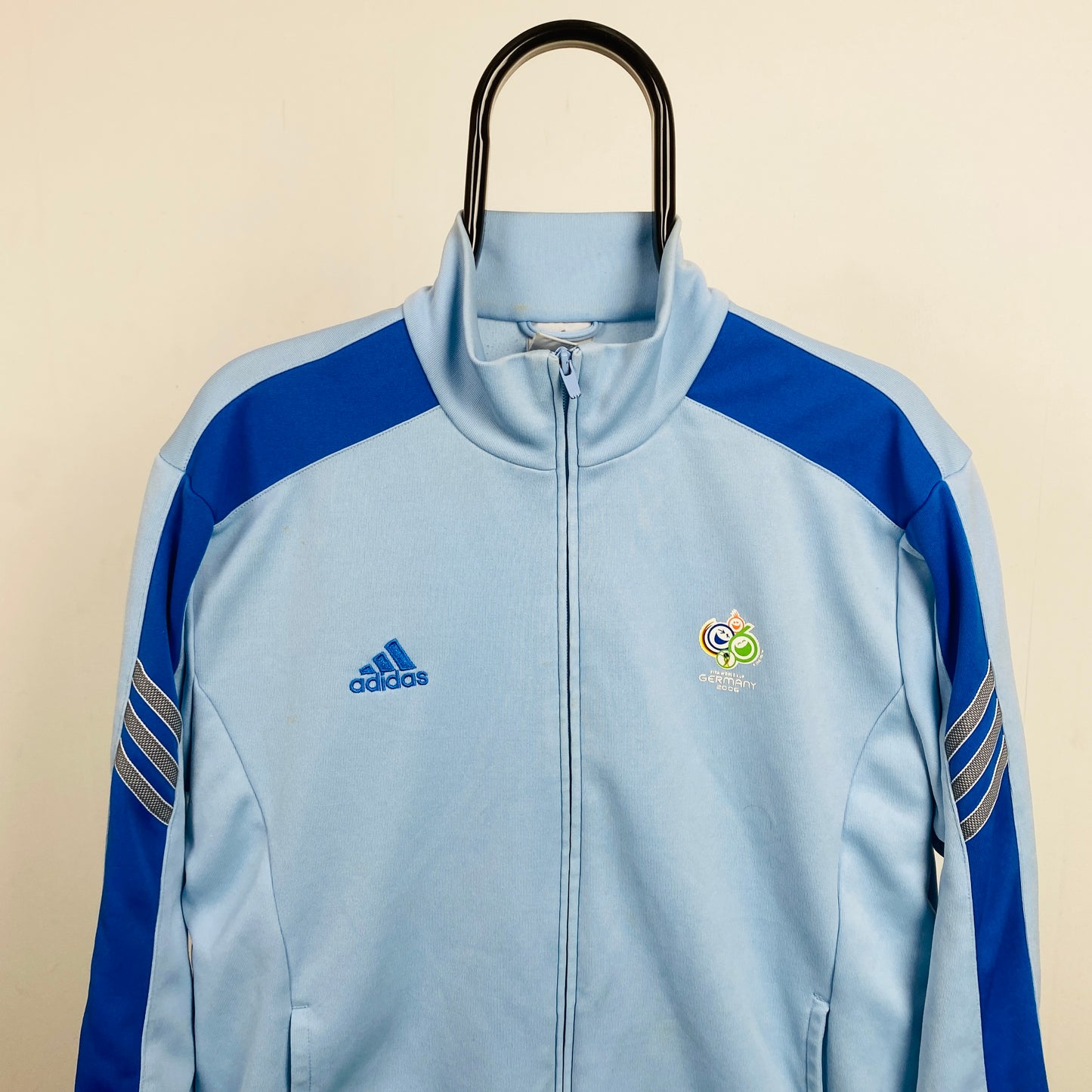 00s Adidas Germany World Cup Jacket Blue Medium