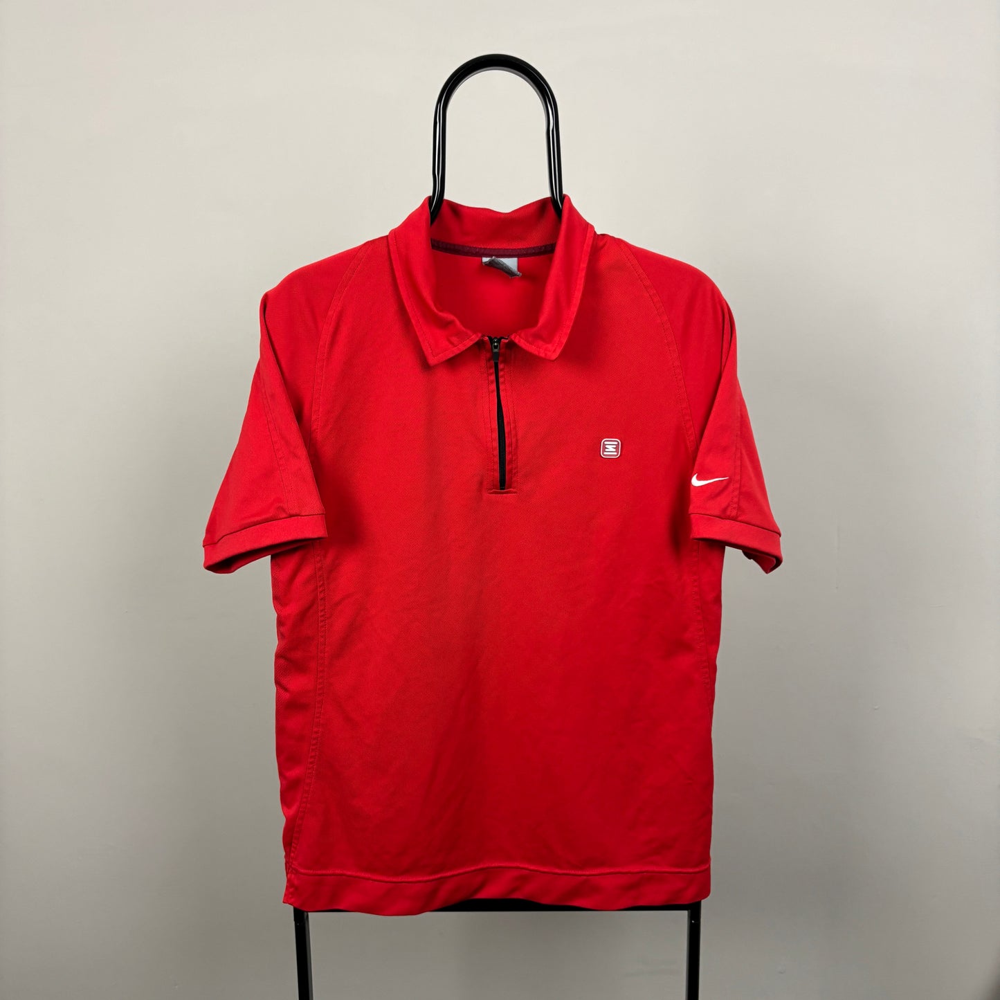 00s Nike Shox Polo Shirt T-Shirt Red Medium