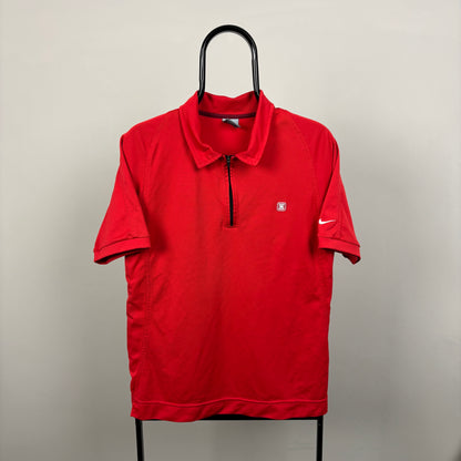 00s Nike Shox Polo Shirt T-Shirt Red Medium