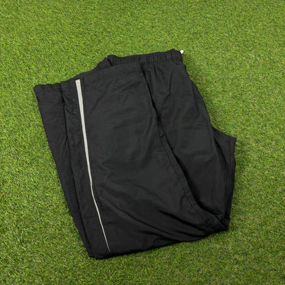 00s Nike Reflective Piping Joggers Black Large