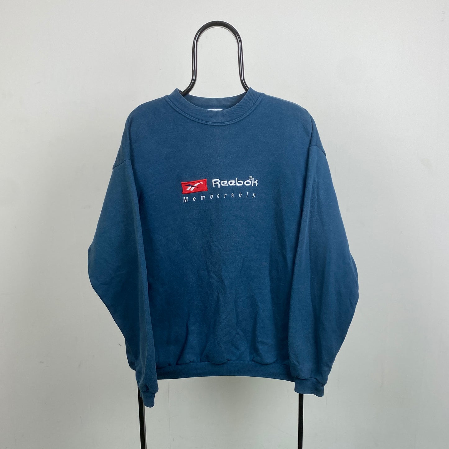 Retro Reebok Sweatshirt Blue XL