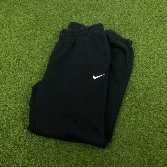 00s Nike Cotton Wide Leg Joggers Black Medium