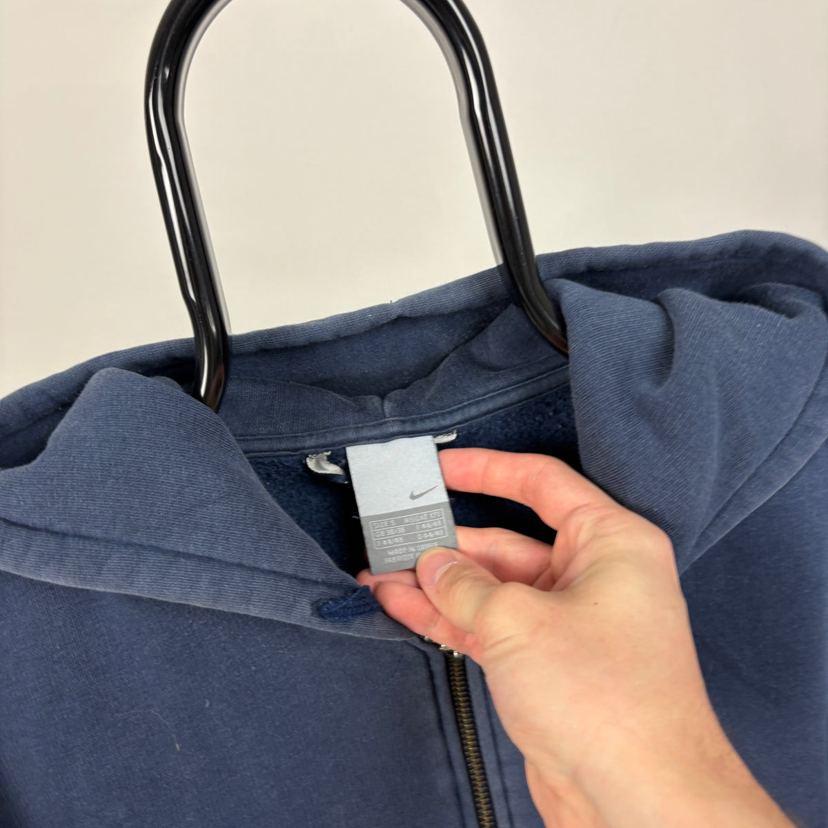 00s Nike Air Max Zip Hoodie Blue Small