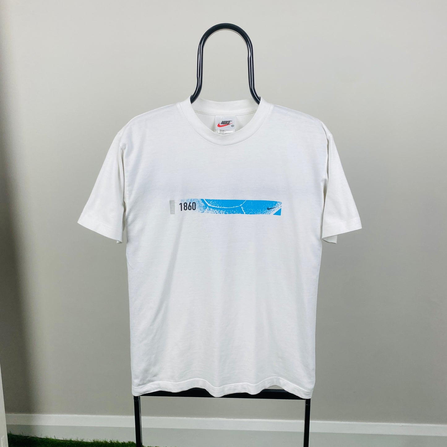90s Nike 1860 Munich T-Shirt White Small