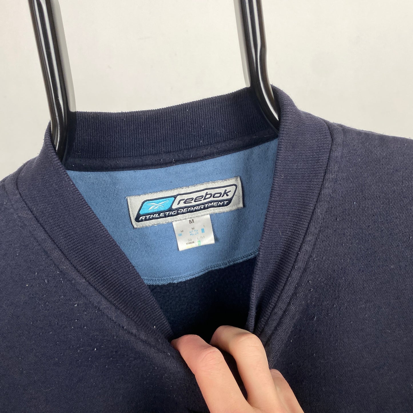 Retro Reebok Sweatshirt Blue Medium