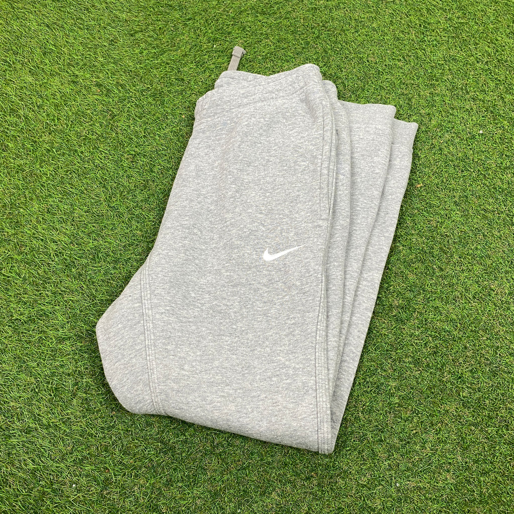 00s Nike Cotton Joggers Grey Small