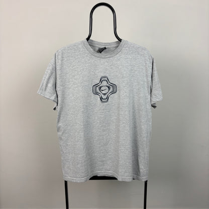 00s Nike Tiempo T-Shirt Grey Medium