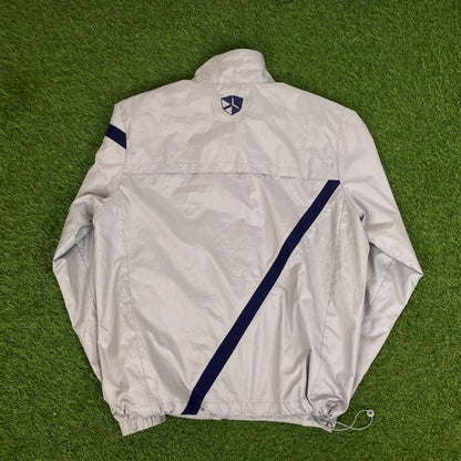00s Nike FC Porto Windbreaker Jacket + Joggers Set Grey Medium