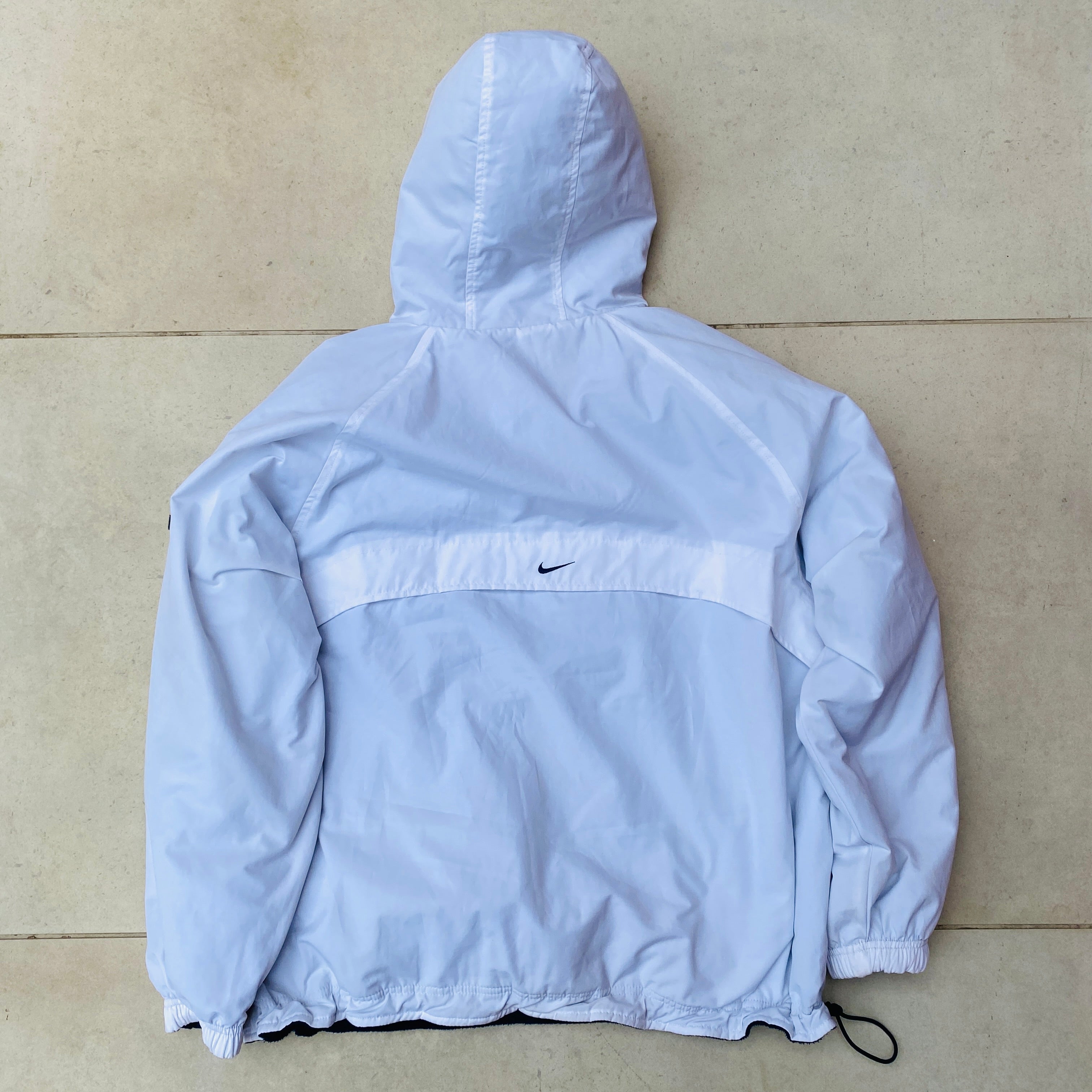 90s Nike Reversible Sidewinder Fleece Jacket Blue White Medium