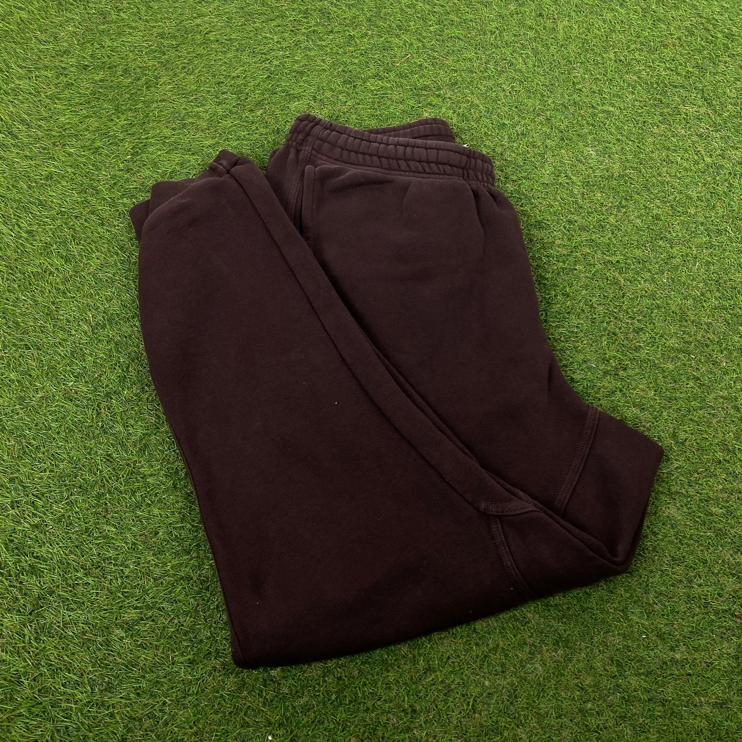 00s Nike Cotton Joggers Brown Large