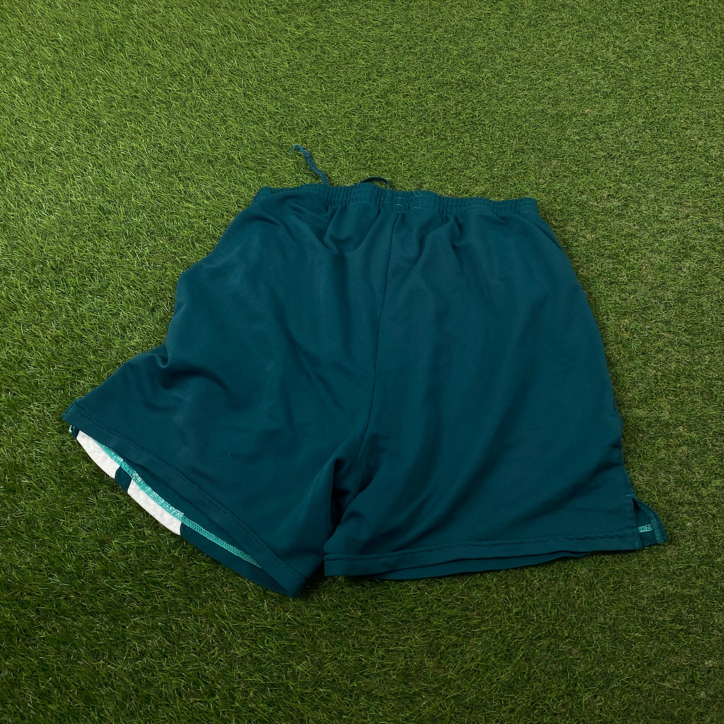 90s Adidas Football Shorts Green Large