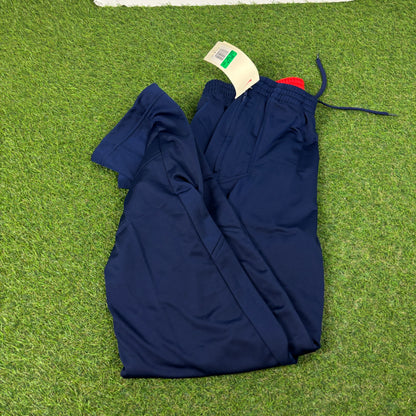 90s Nike Nylon Joggers Blue Small