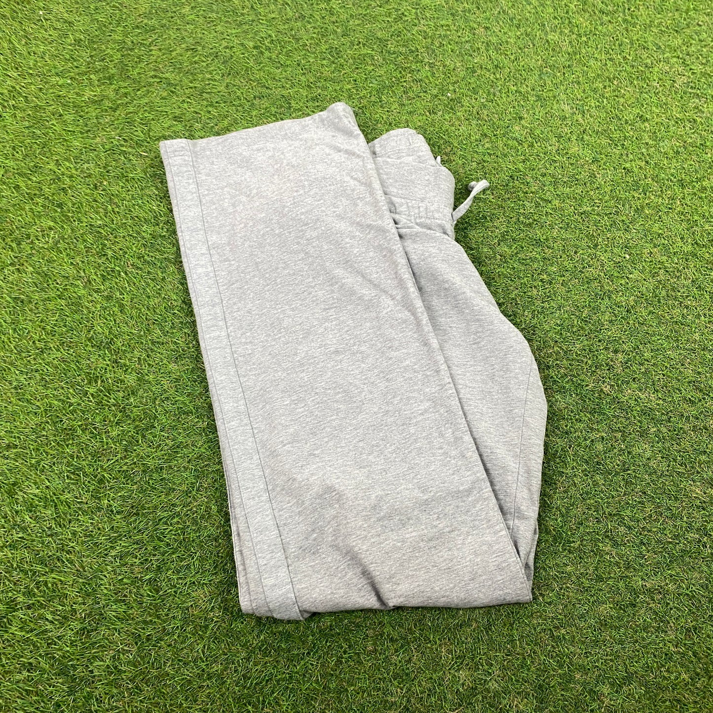 00s Nike Wide Leg Cotton Joggers Grey Small