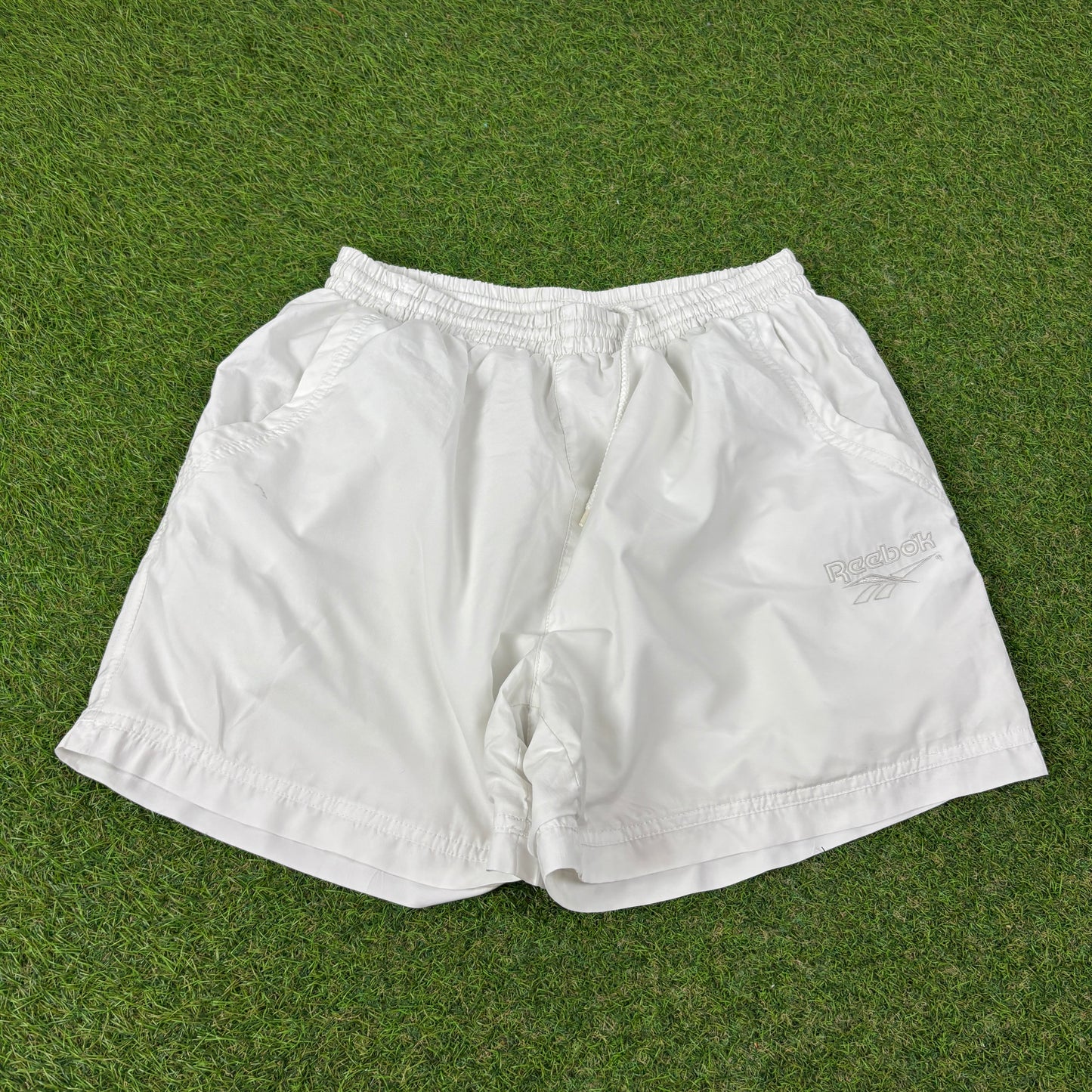 00s Reebok Cotton Shorts White Large