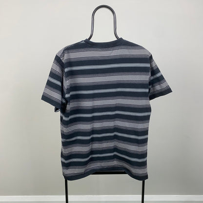 00s Carhartt Striped T-Shirt Black Large