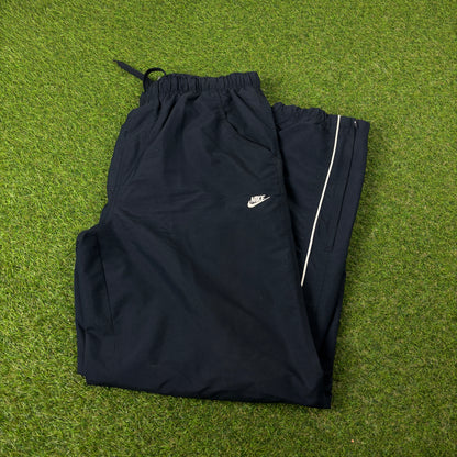00s Nike Piping Joggers Blue XL