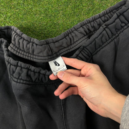 00s Nike Zip Pocket Cotton Shorts Black XL