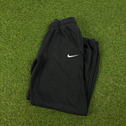 00s Nike Wide Leg Cotton Joggers Black XS