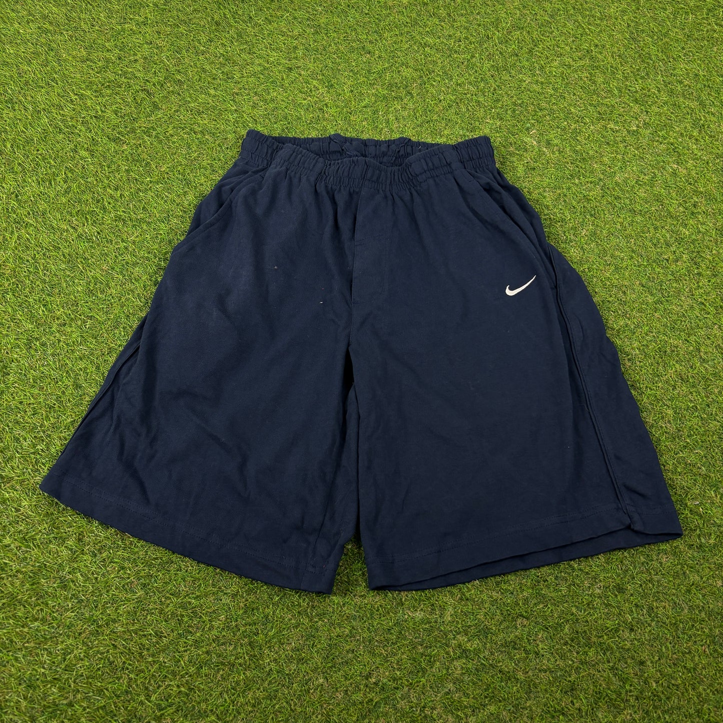 00s Nike Cotton Shorts Blue XS/Small