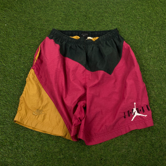 90s Nike Air Jordan Shorts Red Small