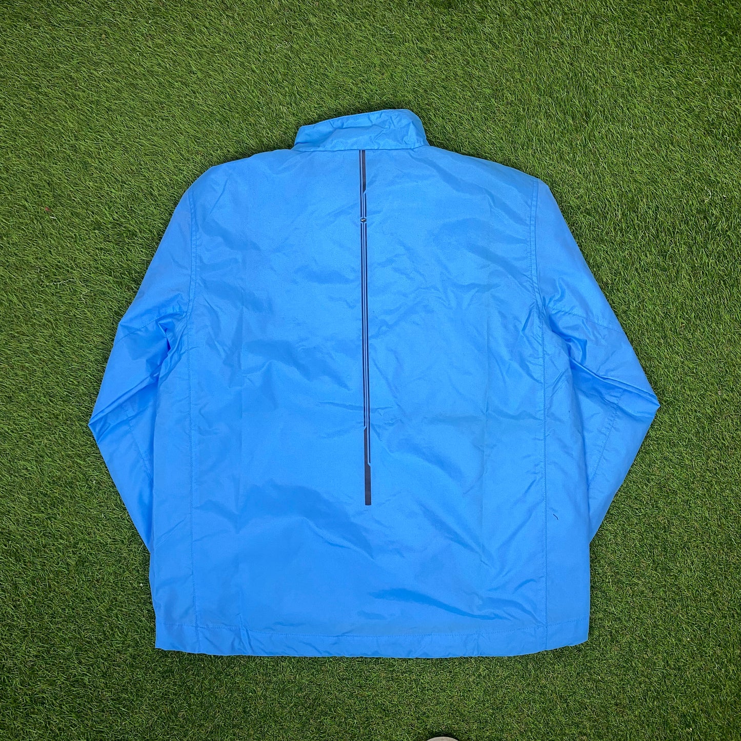 00s Nike Hex Tracksuit Jacket + Joggers Set Baby Blue Small
