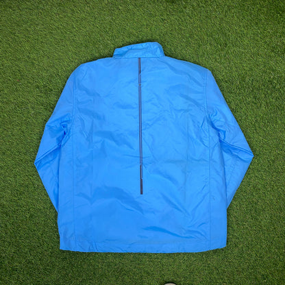00s Nike Hex Tracksuit Jacket + Joggers Set Baby Blue Small