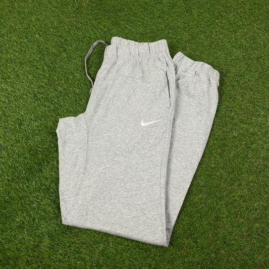 00s Nike Cotton Joggers Grey Small