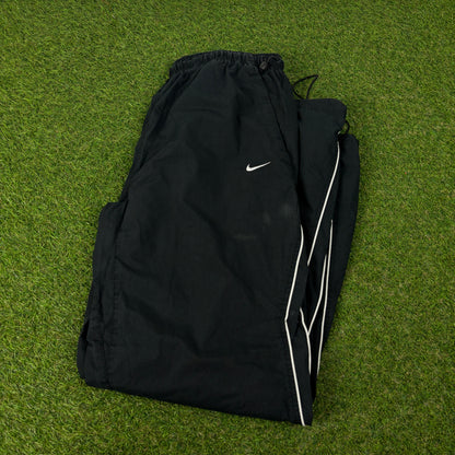 00s Nike Piping Joggers Black Large