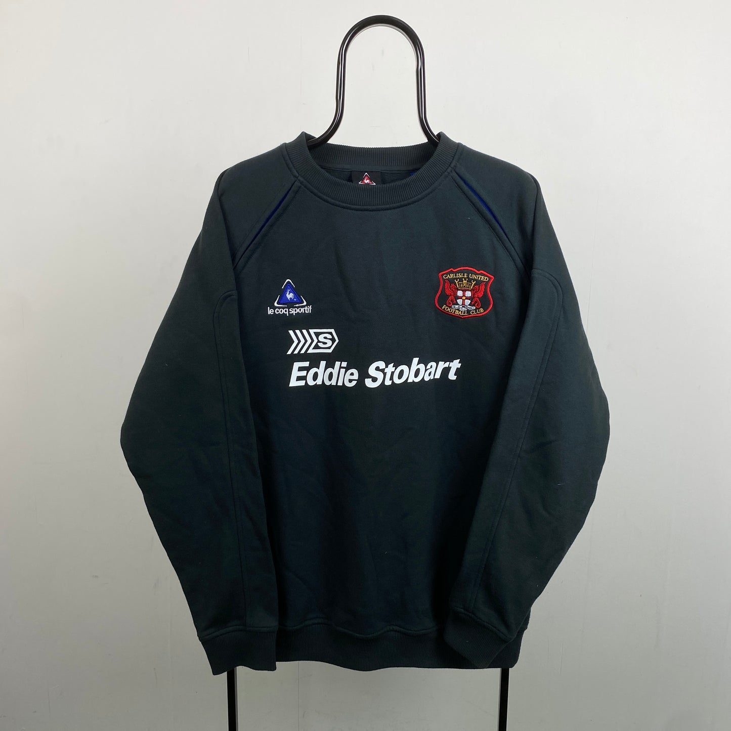 Retro Le Coq Sportif Carlisle United Sweatshirt Black XXL