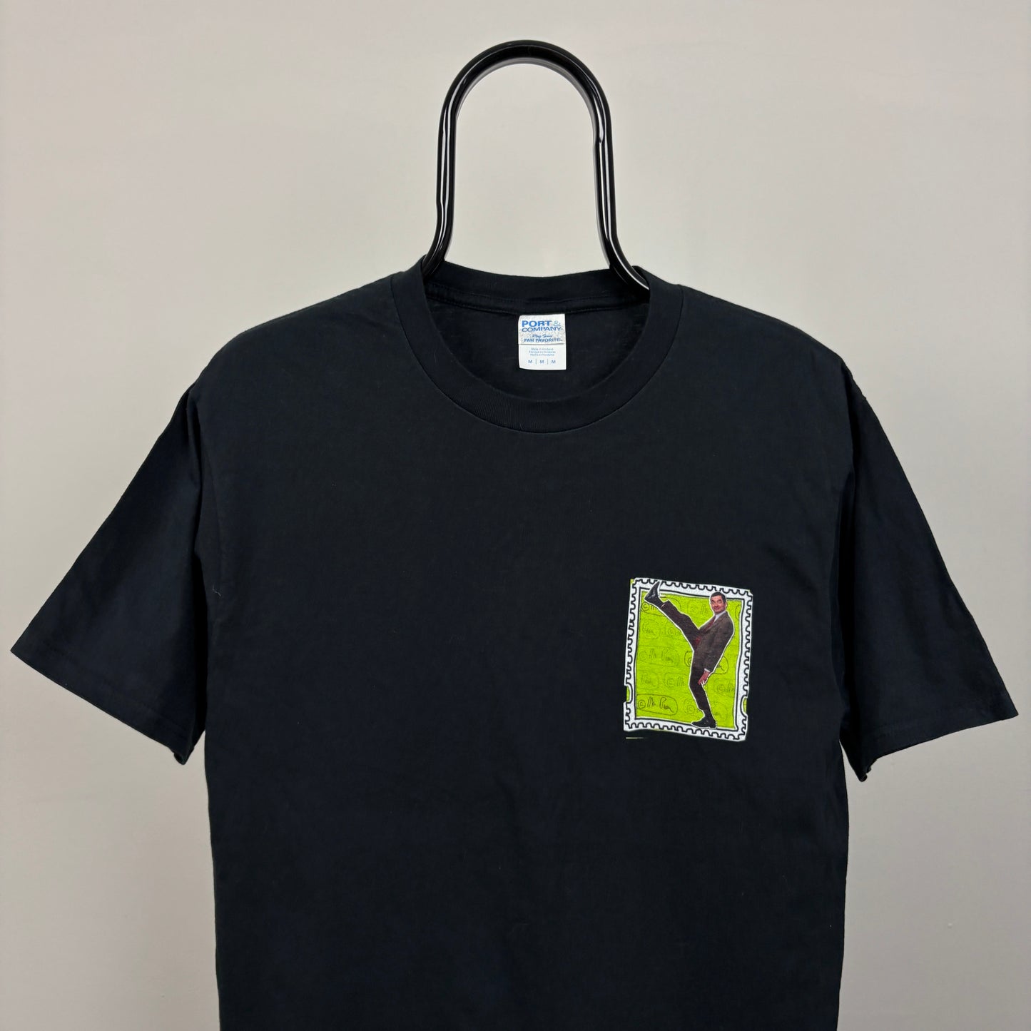 90s Mr Bean T-Shirt Black Medium
