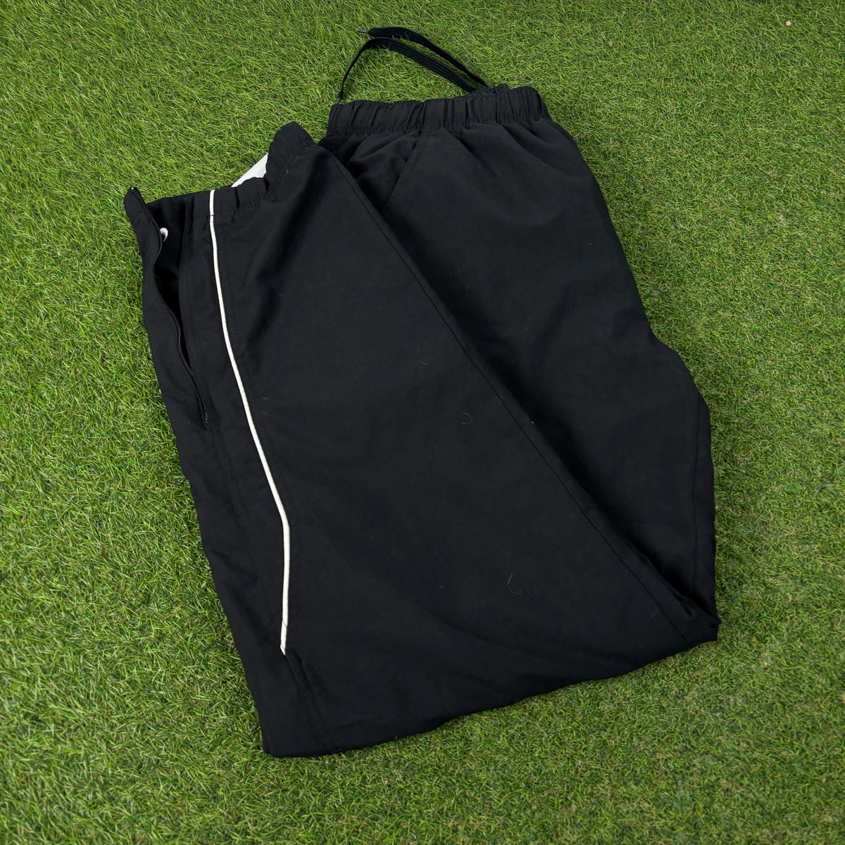 00s Nike Piping Joggers Black Large