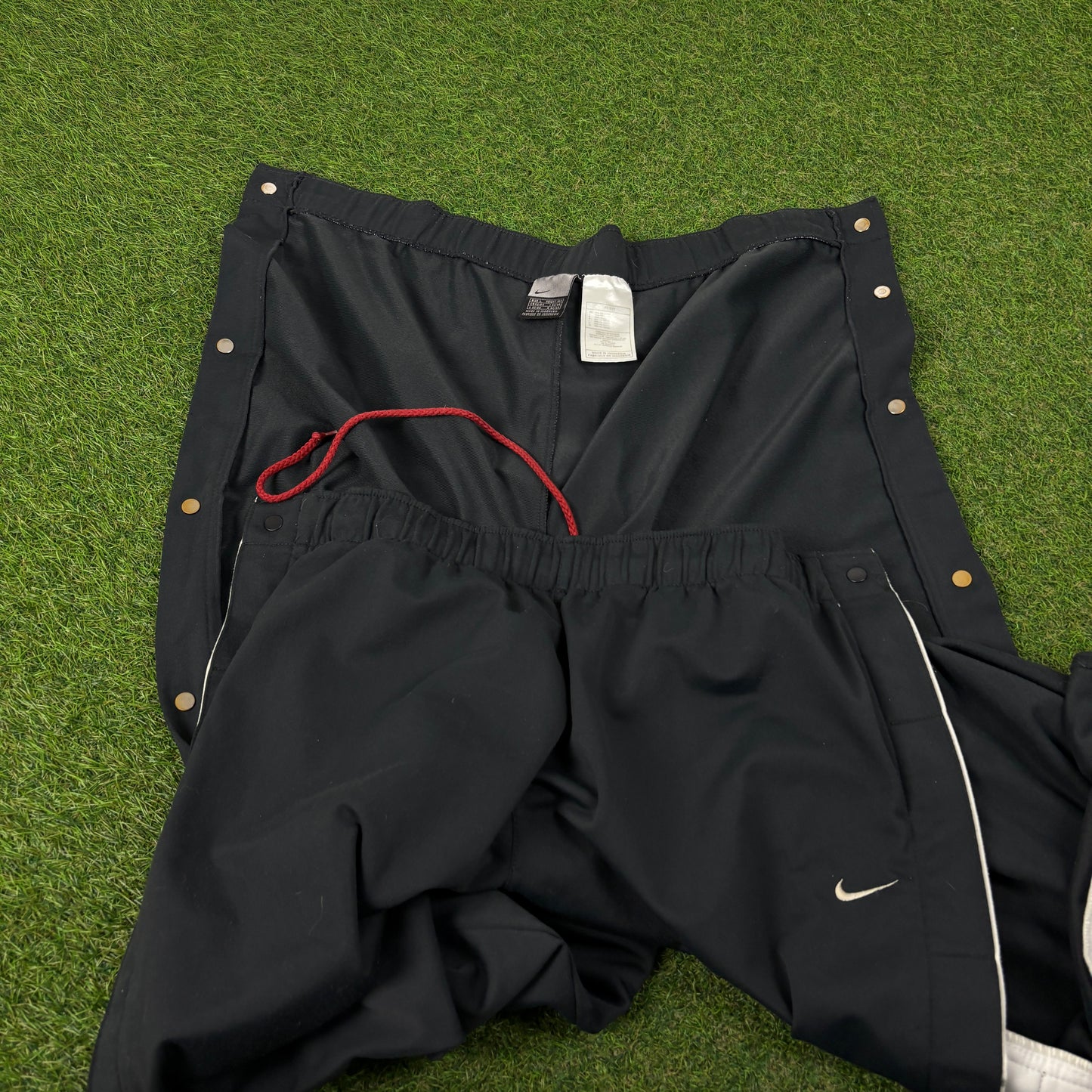 00s Nike Piping Pop Off Joggers Black Large