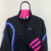 90s Nike Challenge Court Windbreaker Jacket Black Medium
