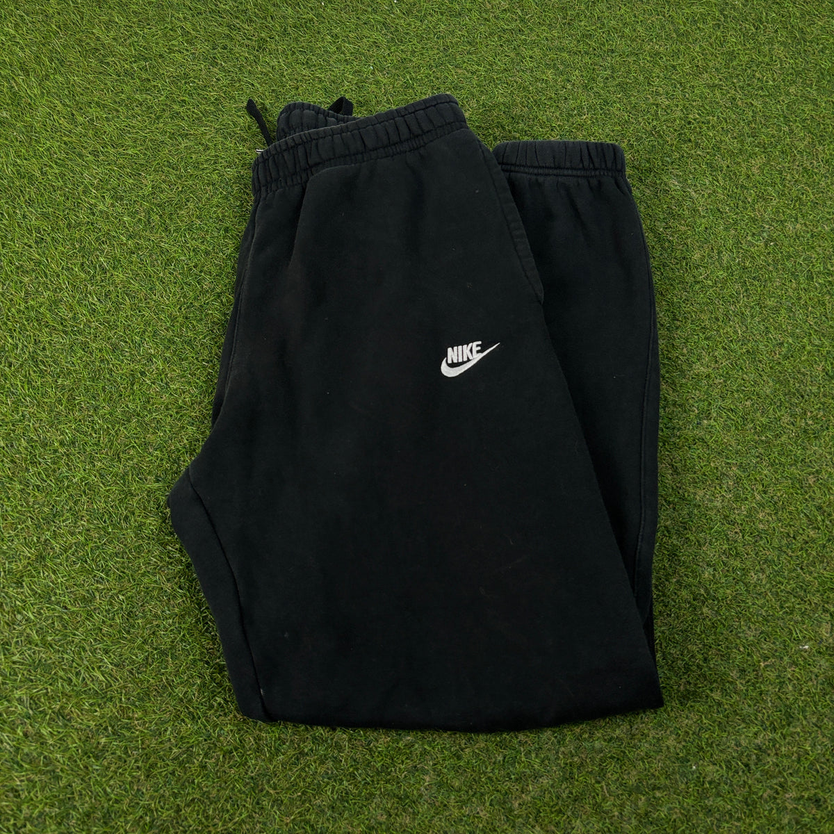 00s Nike Wide Leg Cotton Joggers Black Medium