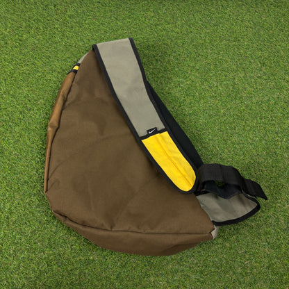 00s Nike Sling Rucksack Bag Brown
