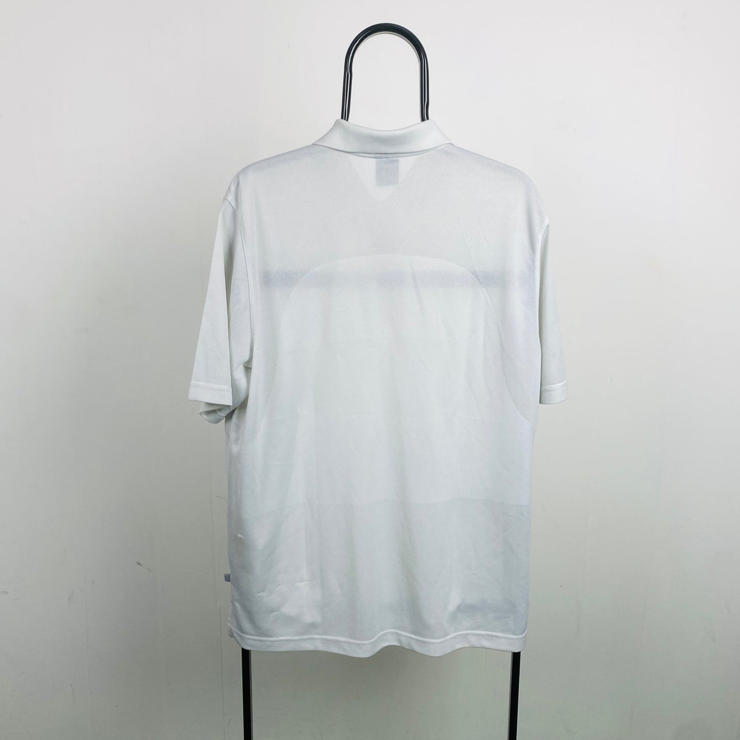 00s Nike Golf/Tennis Polo Shirt T-Shirt White XL