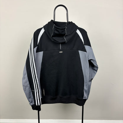 00s Adidas Clima365 Hoodie Black Large