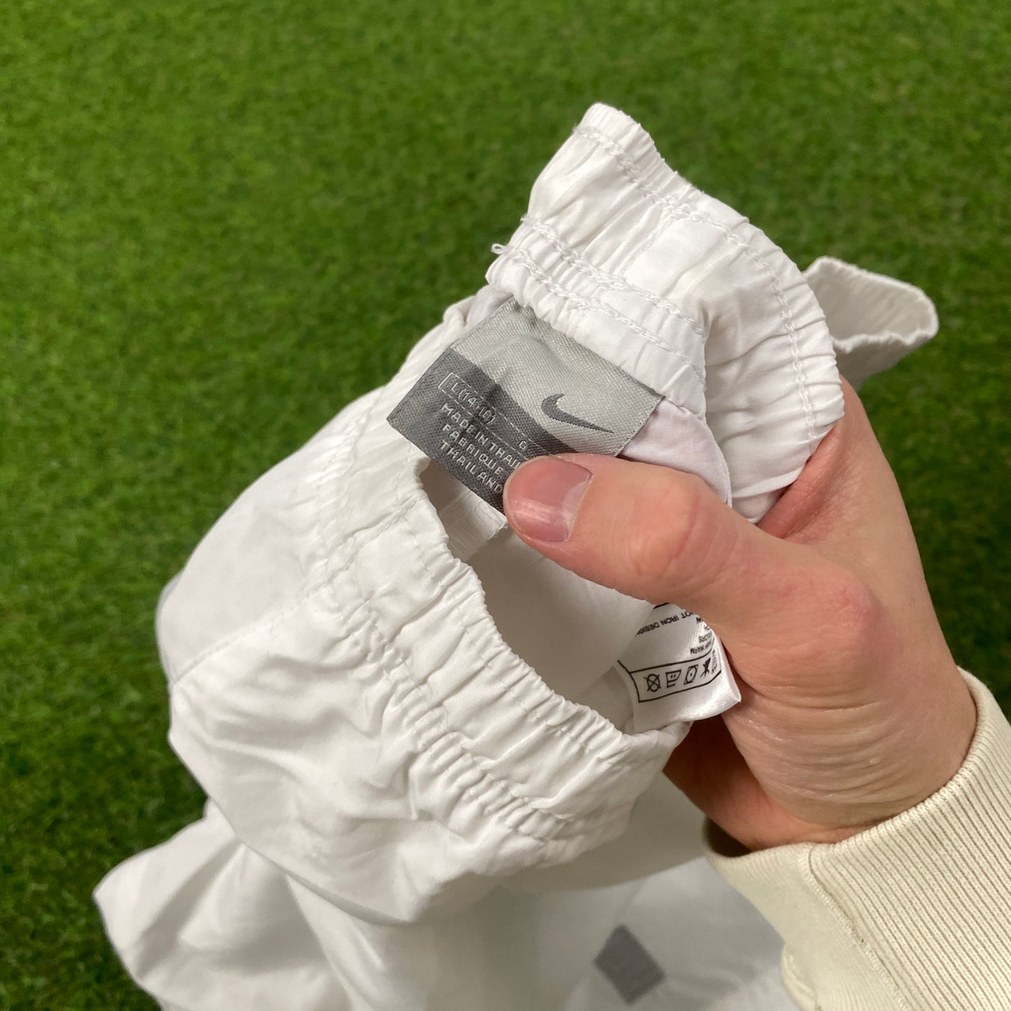 00s Nike Court Shorts White Large