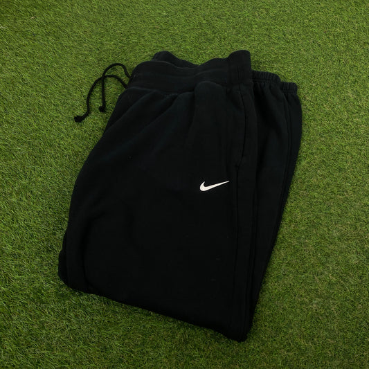 00s Nike Wide Leg Cotton Joggers Black XL