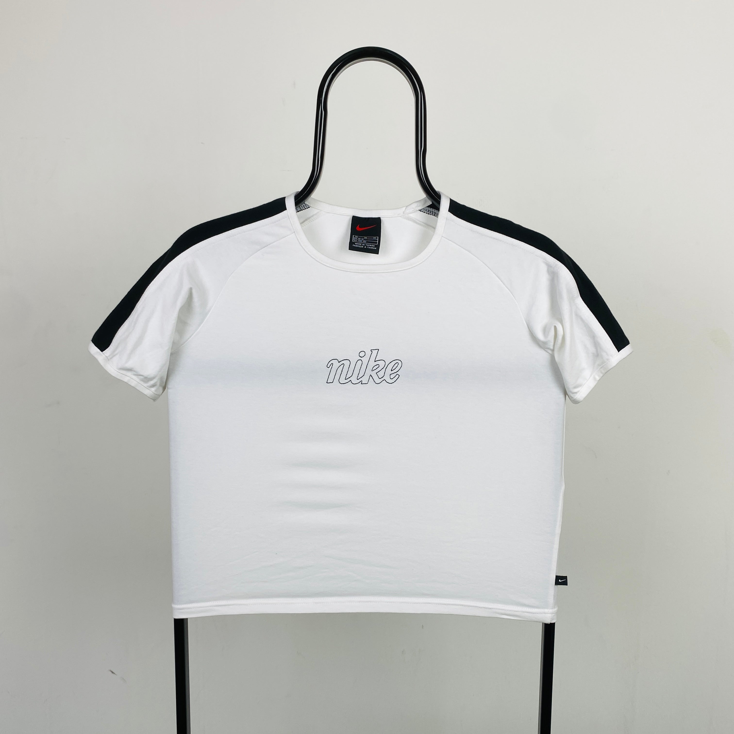 00s Nike Crop T-Shirt White Medium