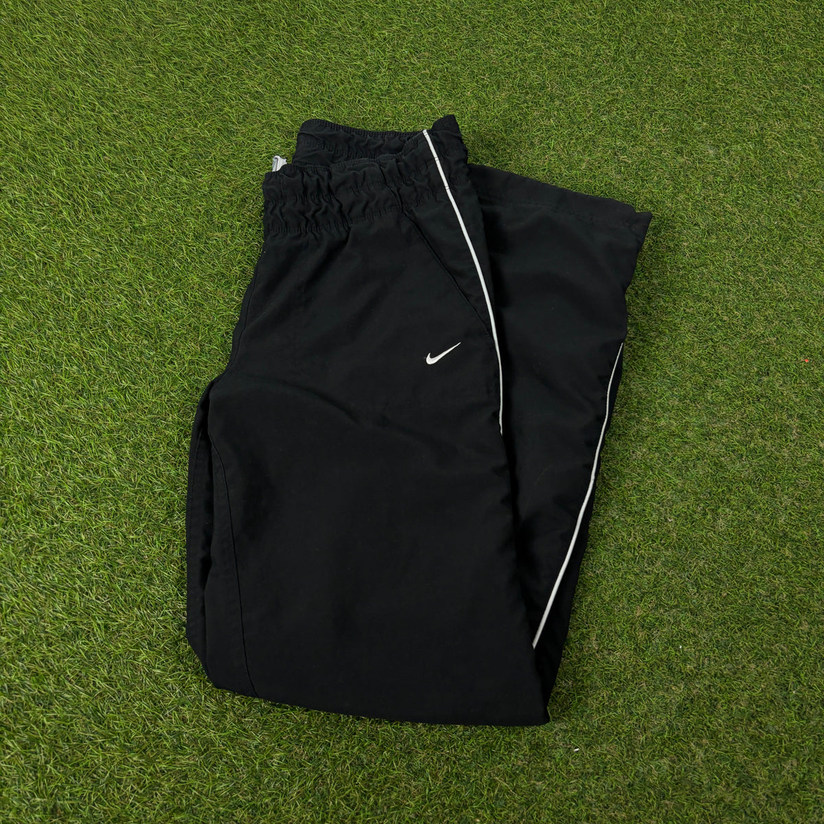 00s Nike Piping Joggers Black Small