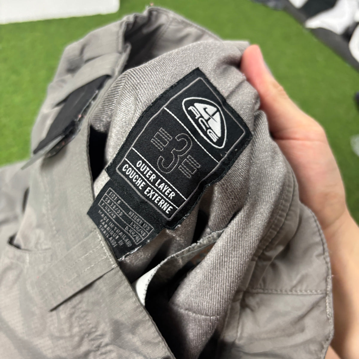 00s Nike ACG Ski Salopettes Joggers Grey Small