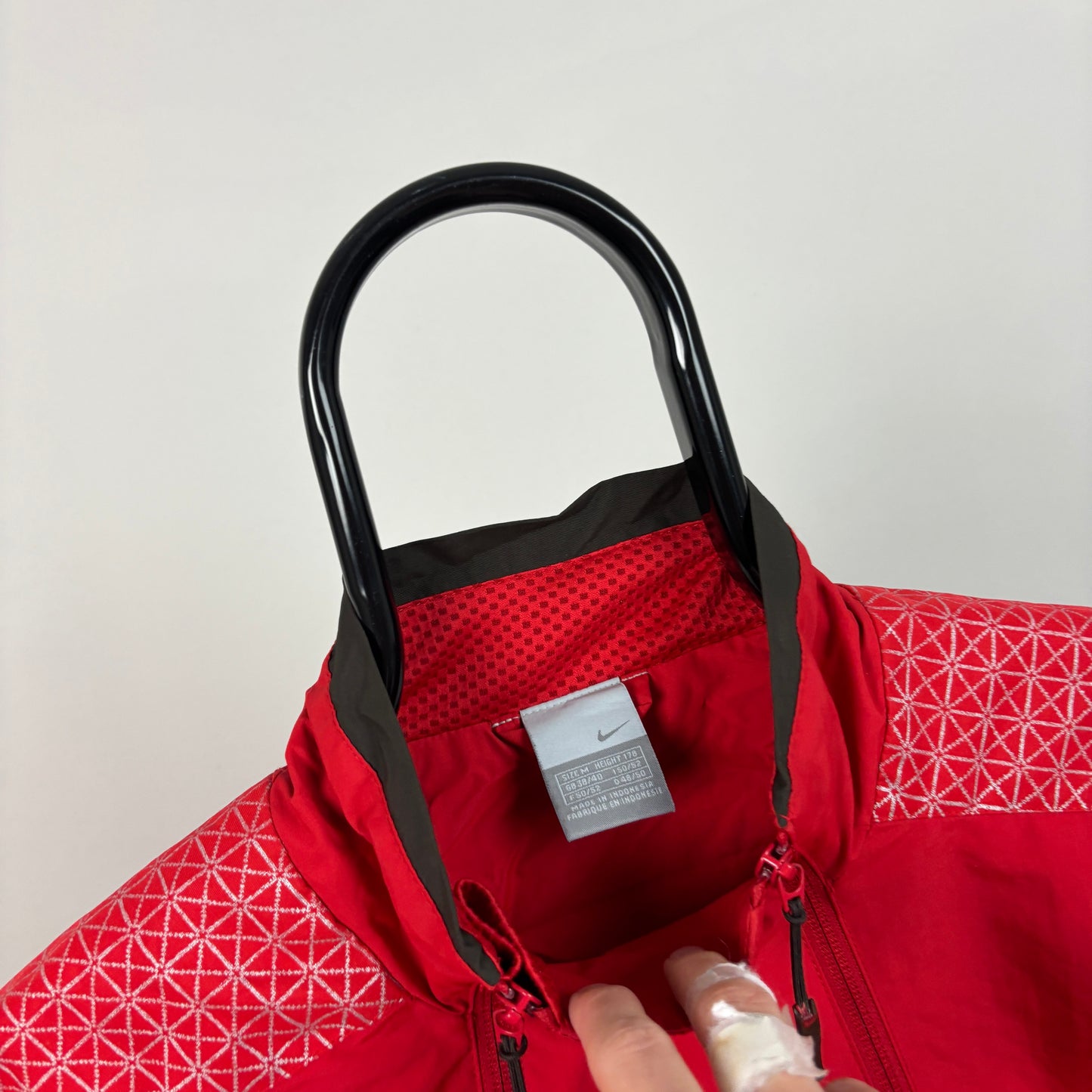 00s Nike Double Zip Windbreaker Jacket Red Medium
