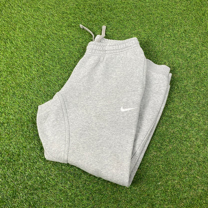 00s Nike Cotton Joggers Grey Small