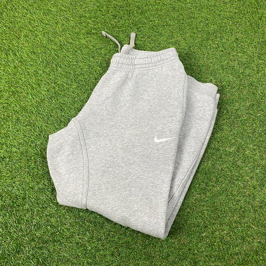 00s Nike Cotton Joggers Grey Small